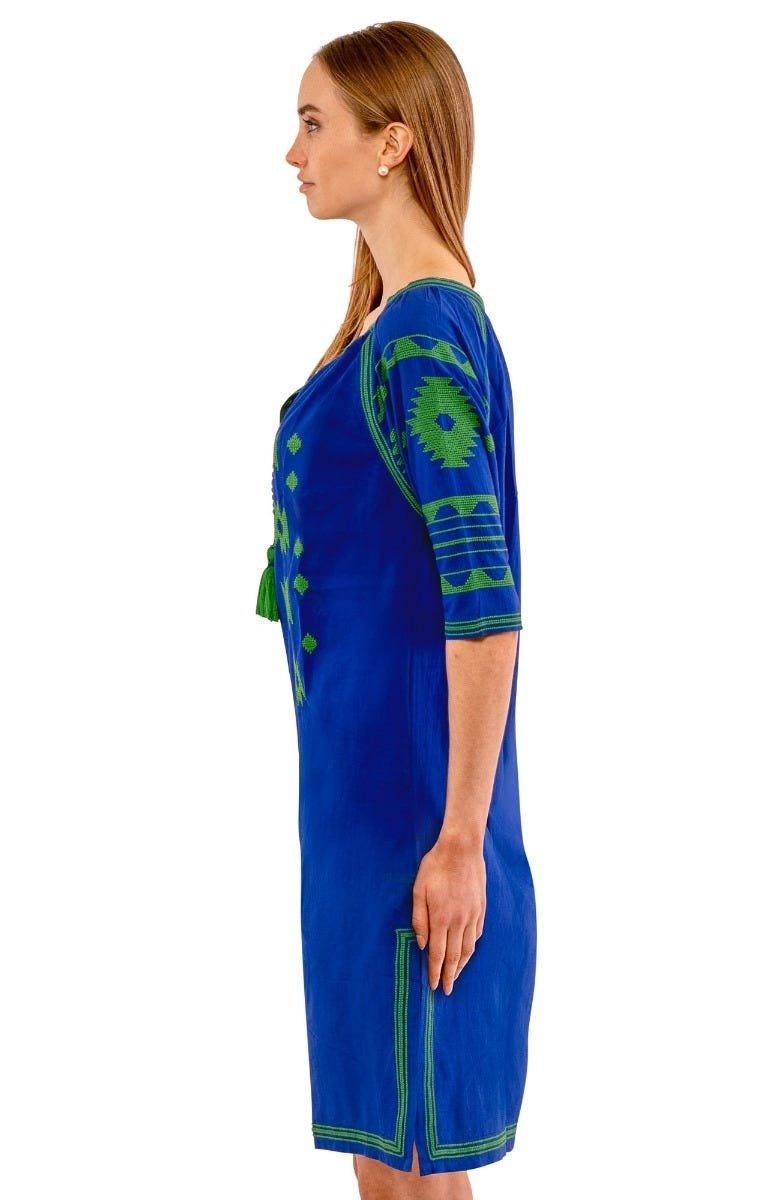 The Montezuma Dress Royal Kelly