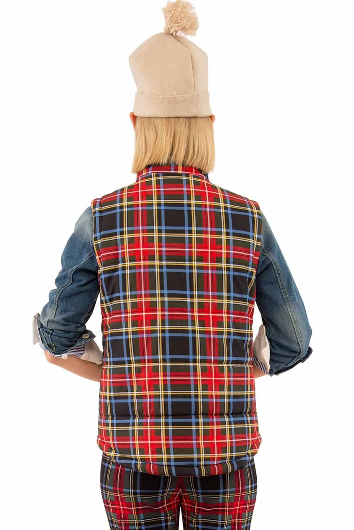 The Puffer Vest - Duke of York Black Multi