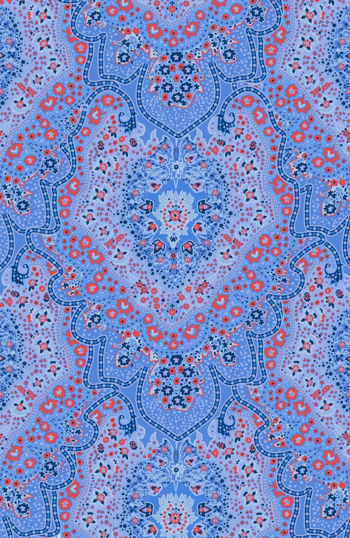 The Puffer Vest - Pleasantly Paisley - Final Sale Imari