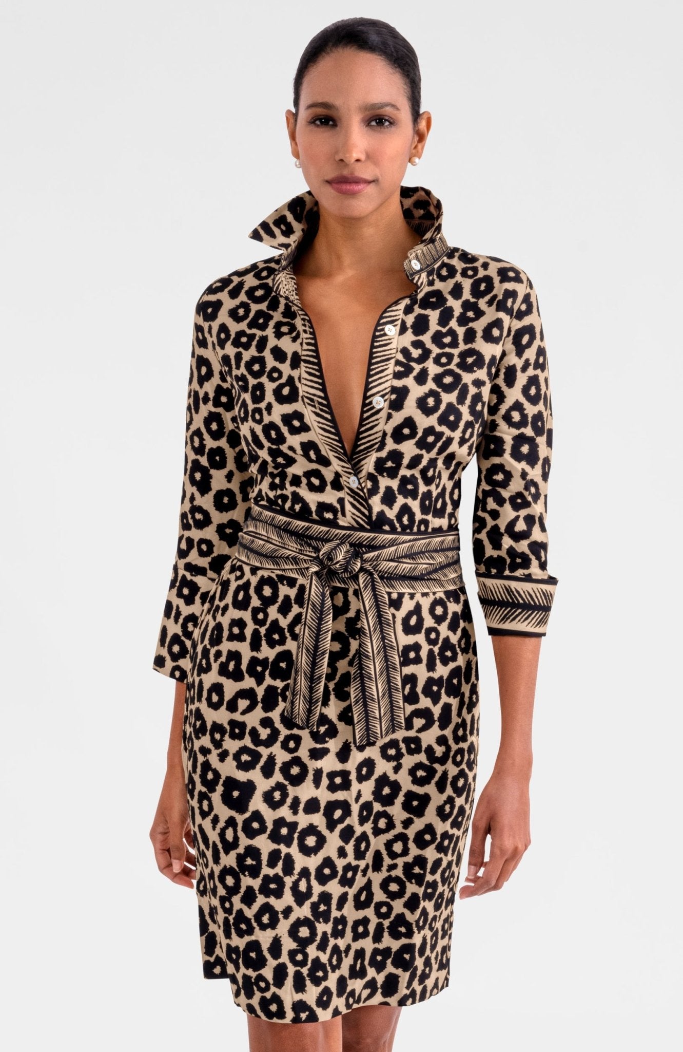 The Sophisticate Dress - Me Jane Black Champagne