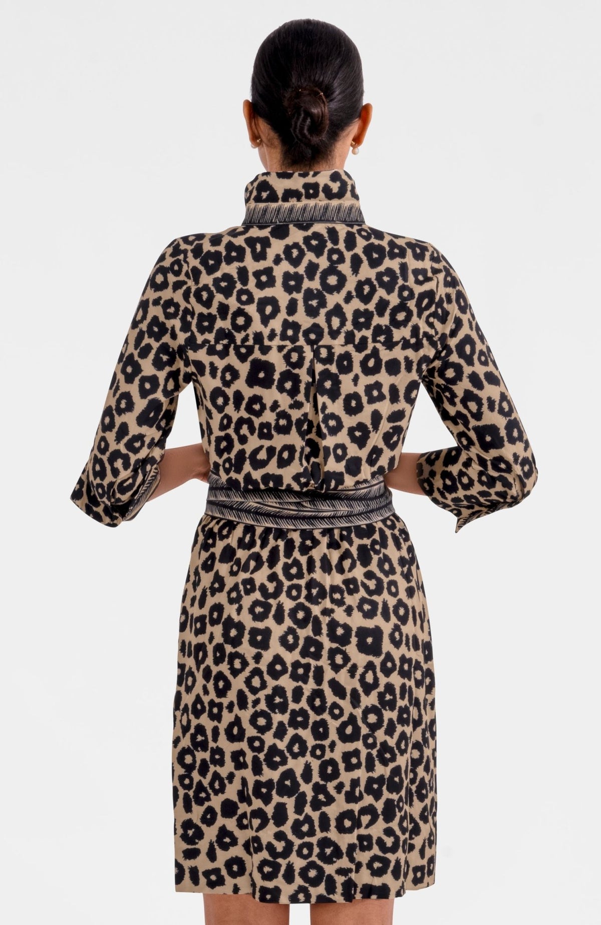 The Sophisticate Dress - Me Jane Black Champagne