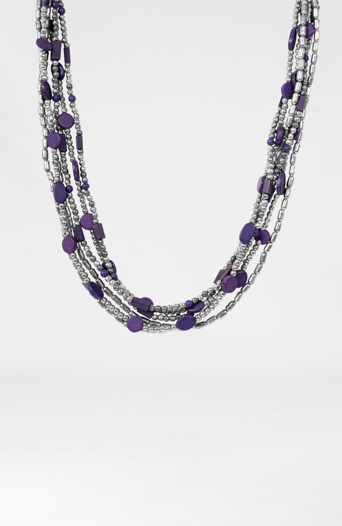 "The Trio" Necklace Lapis Silver One Size