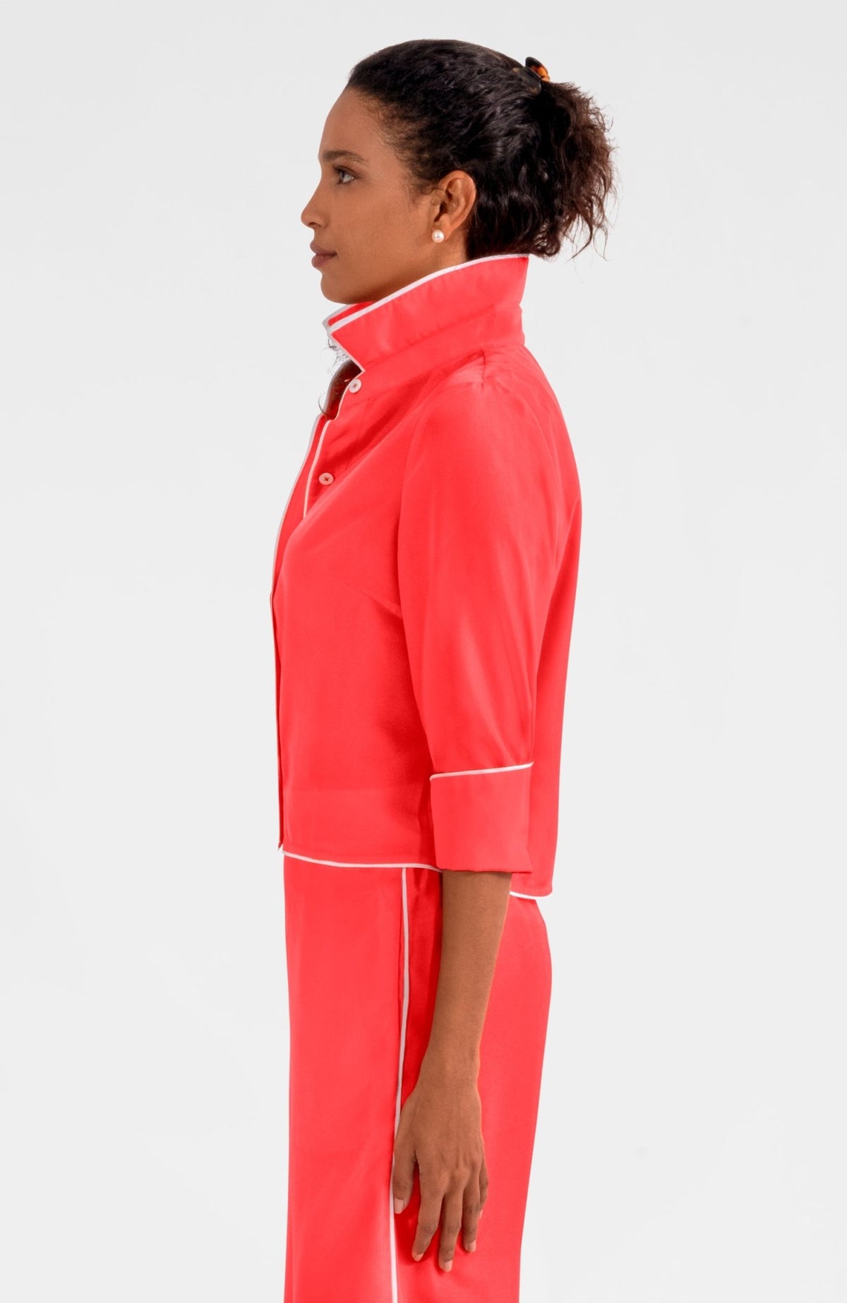 Too Cool For School Shirt Coral