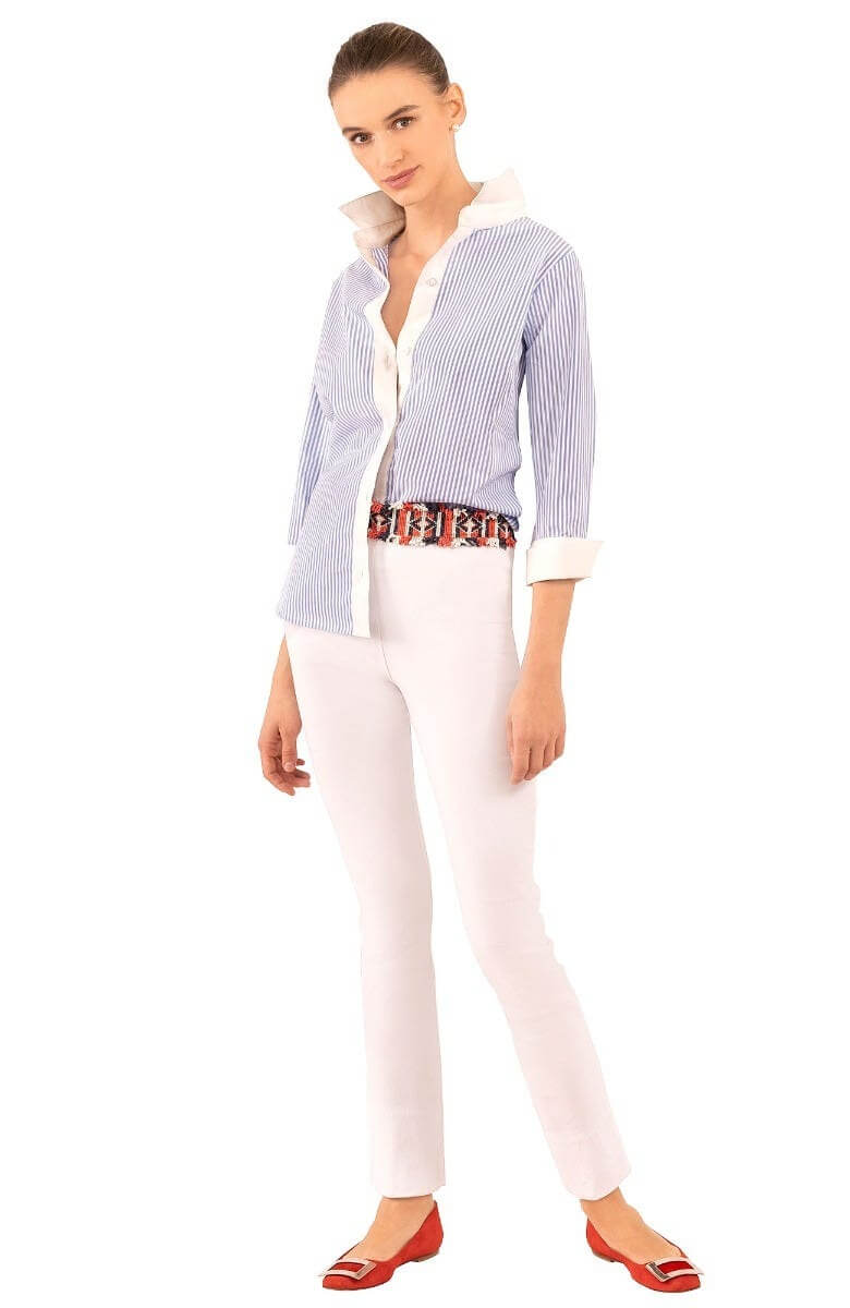 Boyfriend Shirt - Studio 54 Periwinkle