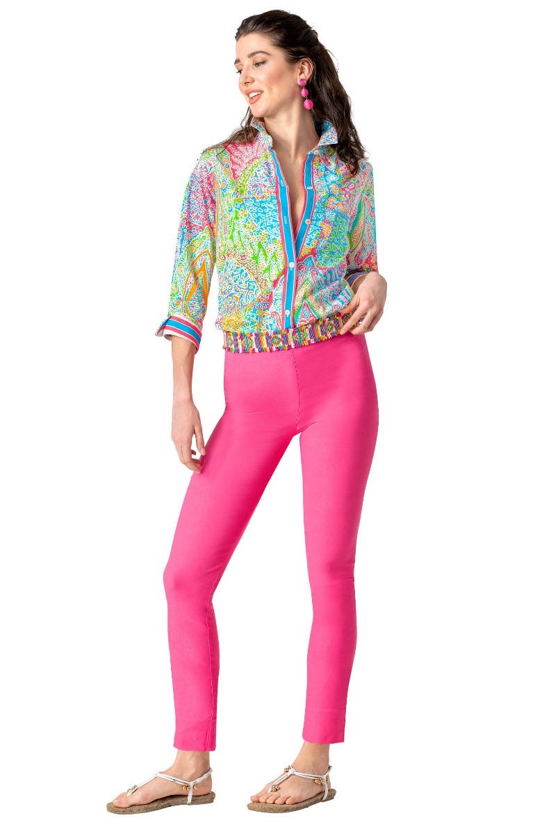 Boyfriend Shirt - Grand Bazaar Brights