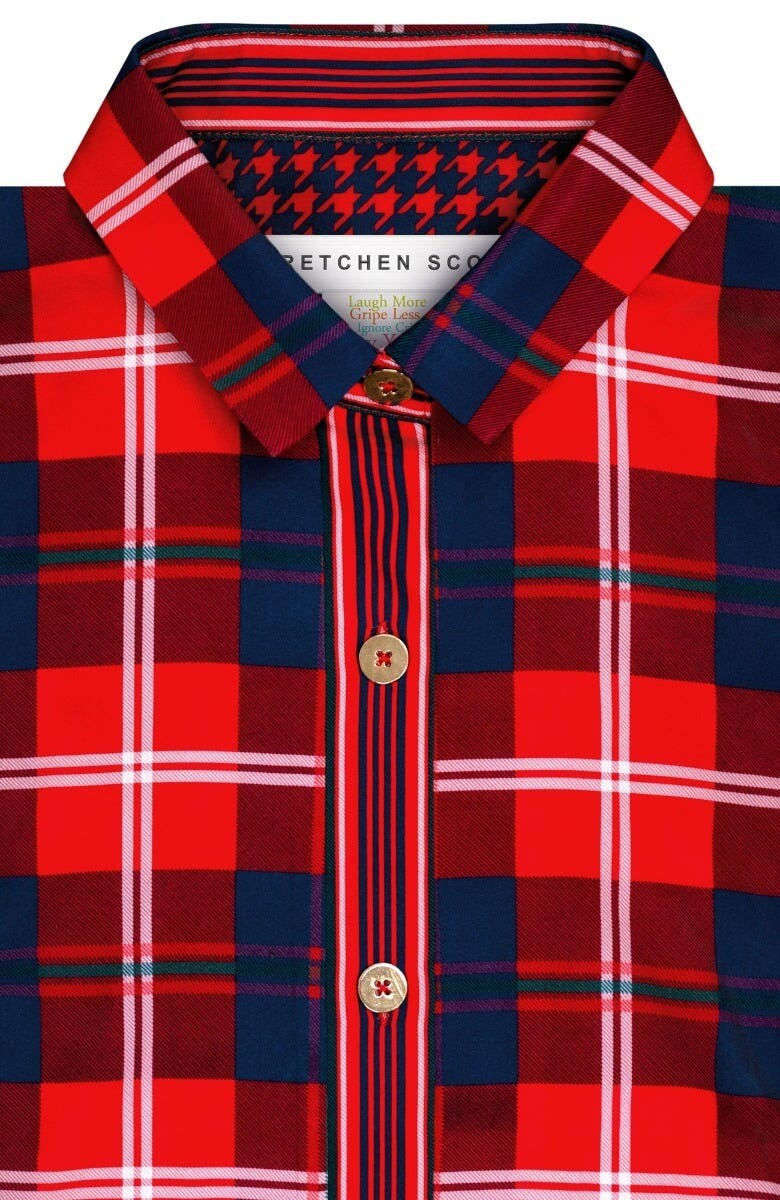 Boyfriend Shirt - Middleton Plaid Red