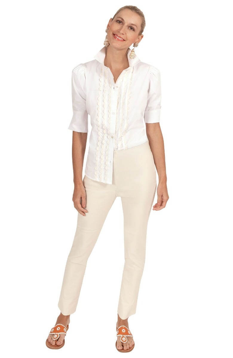 Ric Rac Roc Blouse White