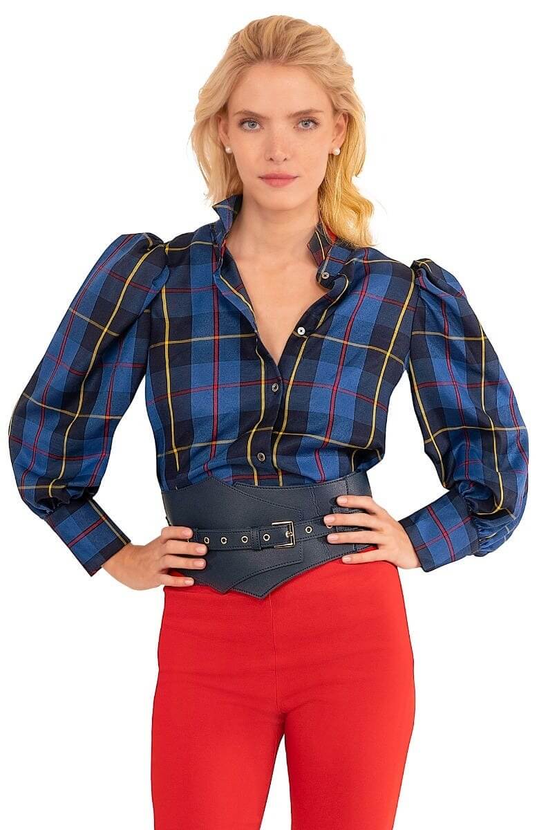 Juliette - Plaidly Cooper - Final Sale Bluemulti Plaid