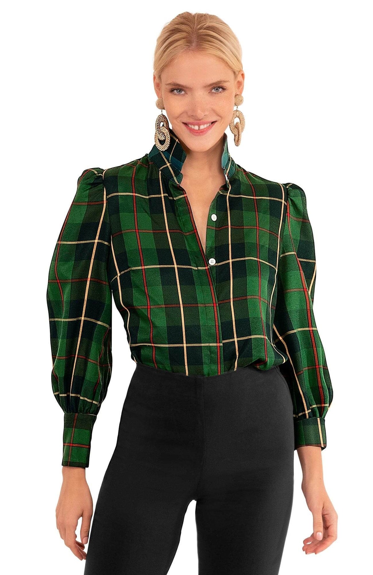 Juliette - Plaidly Cooper - Final Sale Greenmulti Plai