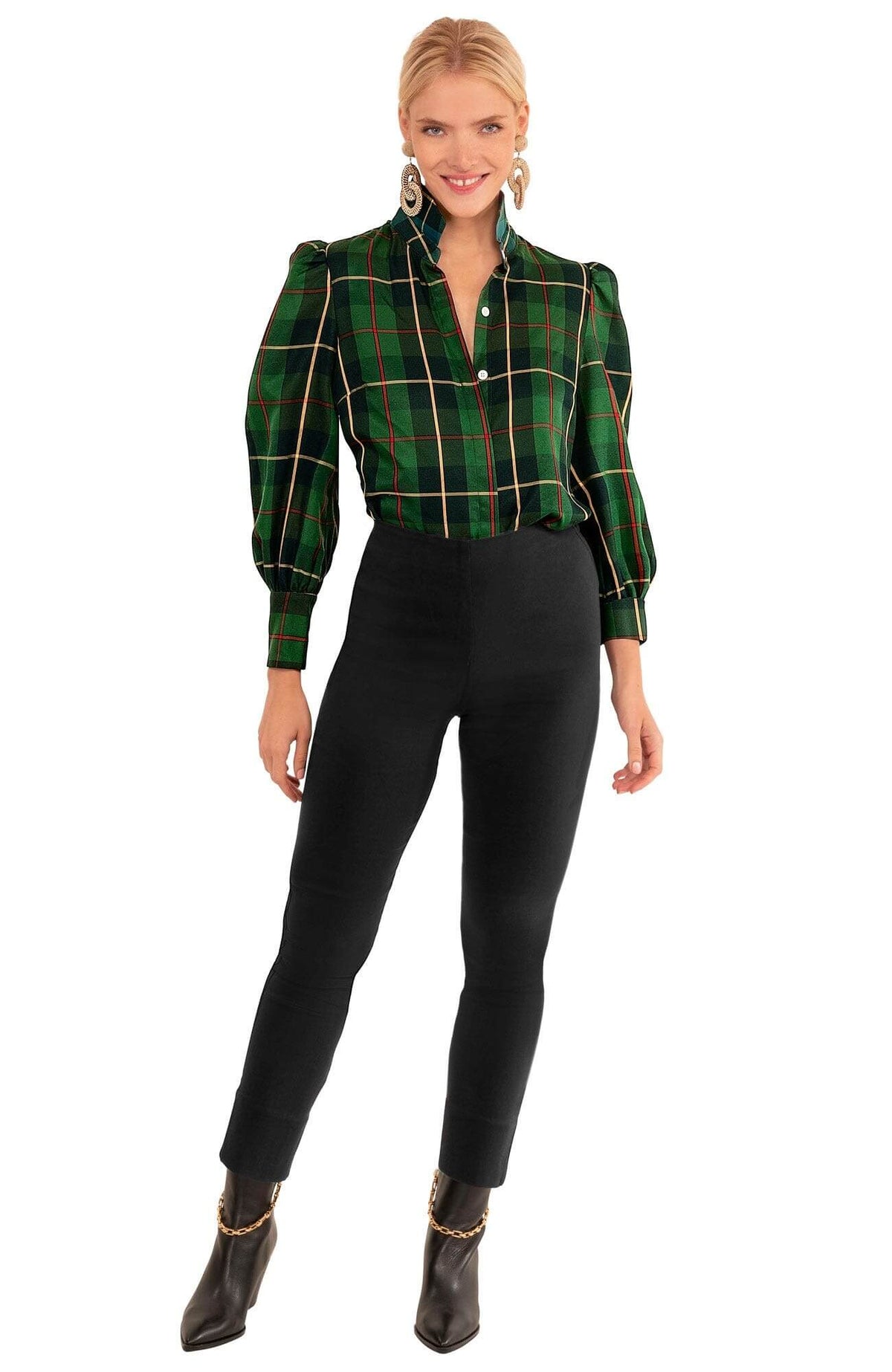 Juliette - Plaidly Cooper - Final Sale Greenmulti Plai