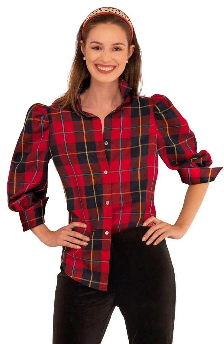 Juliette - Plaidly Cooper - Final Sale Redmulti Plaid