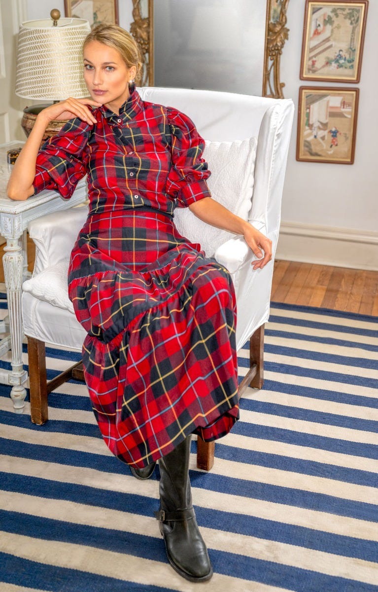 Juliette - Plaidly Cooper - Final Sale Redmulti Plaid