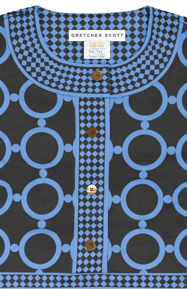 Trimmed Up Dress - Dip & Dot - Final Sale Gray