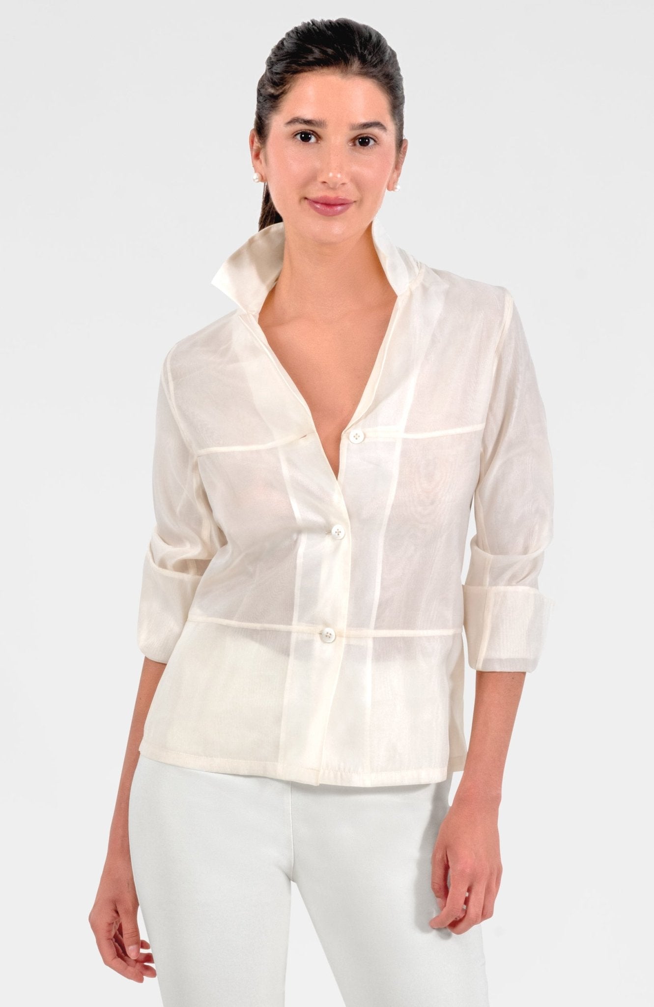 Triple Crown Top Ivory