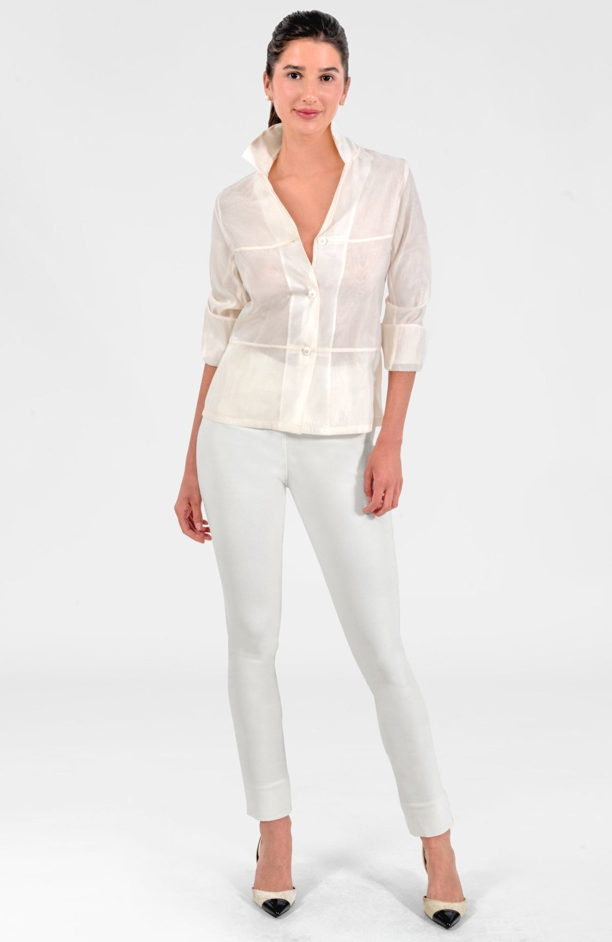 Triple Crown Top Ivory