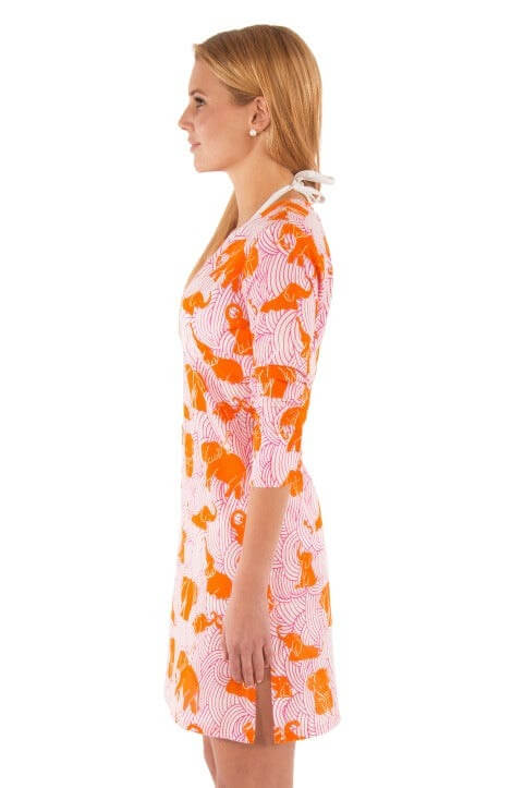 Mommy Cotton Tunic - Trunk Trunk Goose Orange