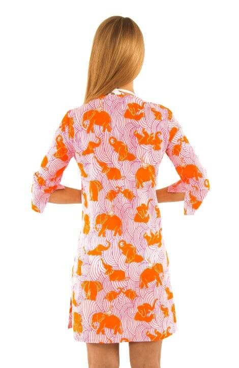 Mommy Cotton Tunic - Trunk Trunk Goose Orange