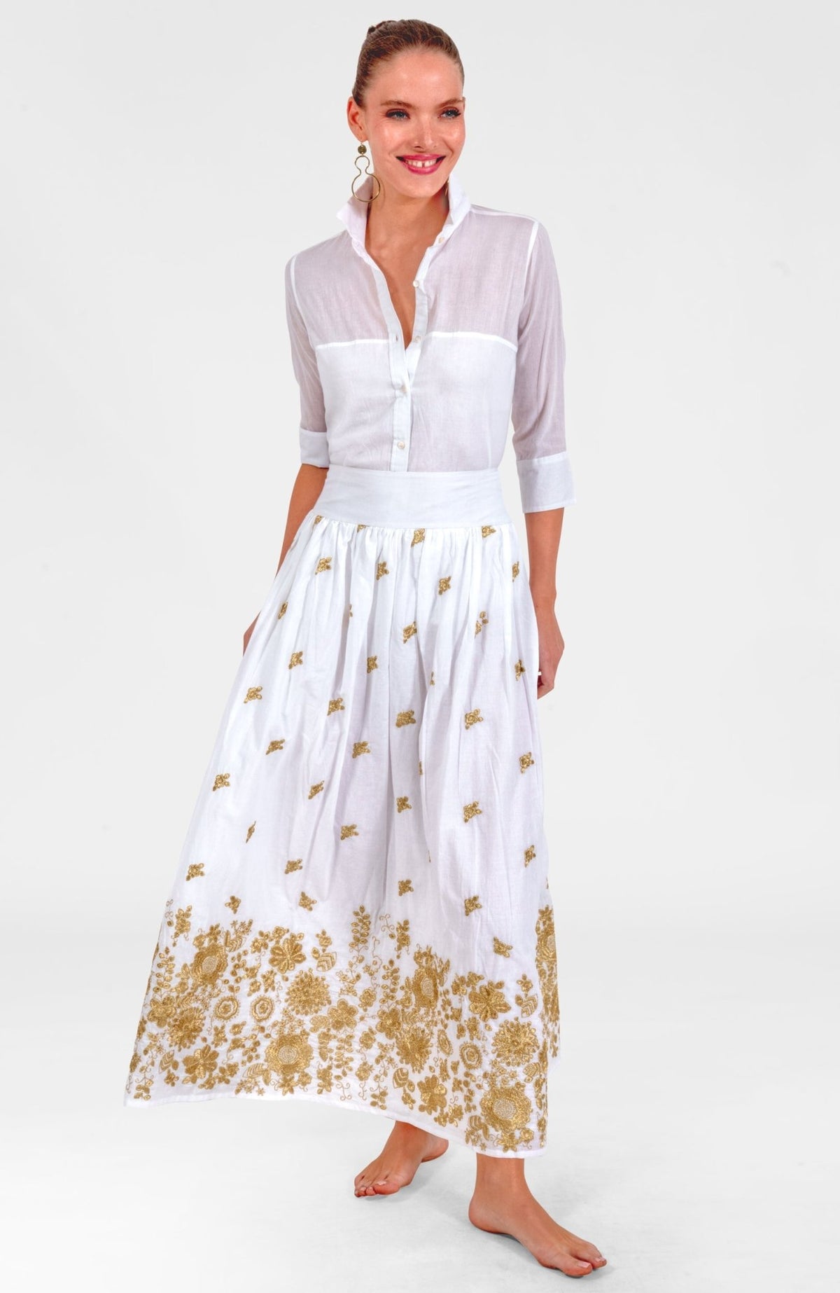 Tsarevna Skirt White