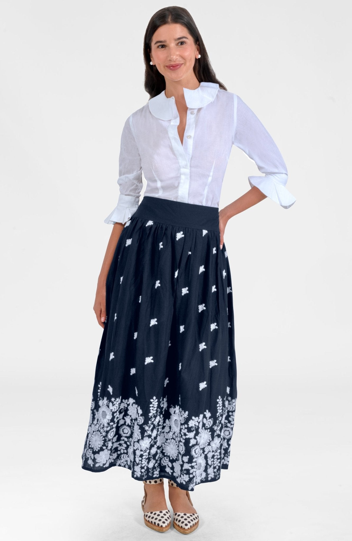 Tsarevna Skirt Navy