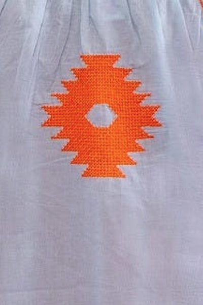 Montezuma Tunic Periwink Orange