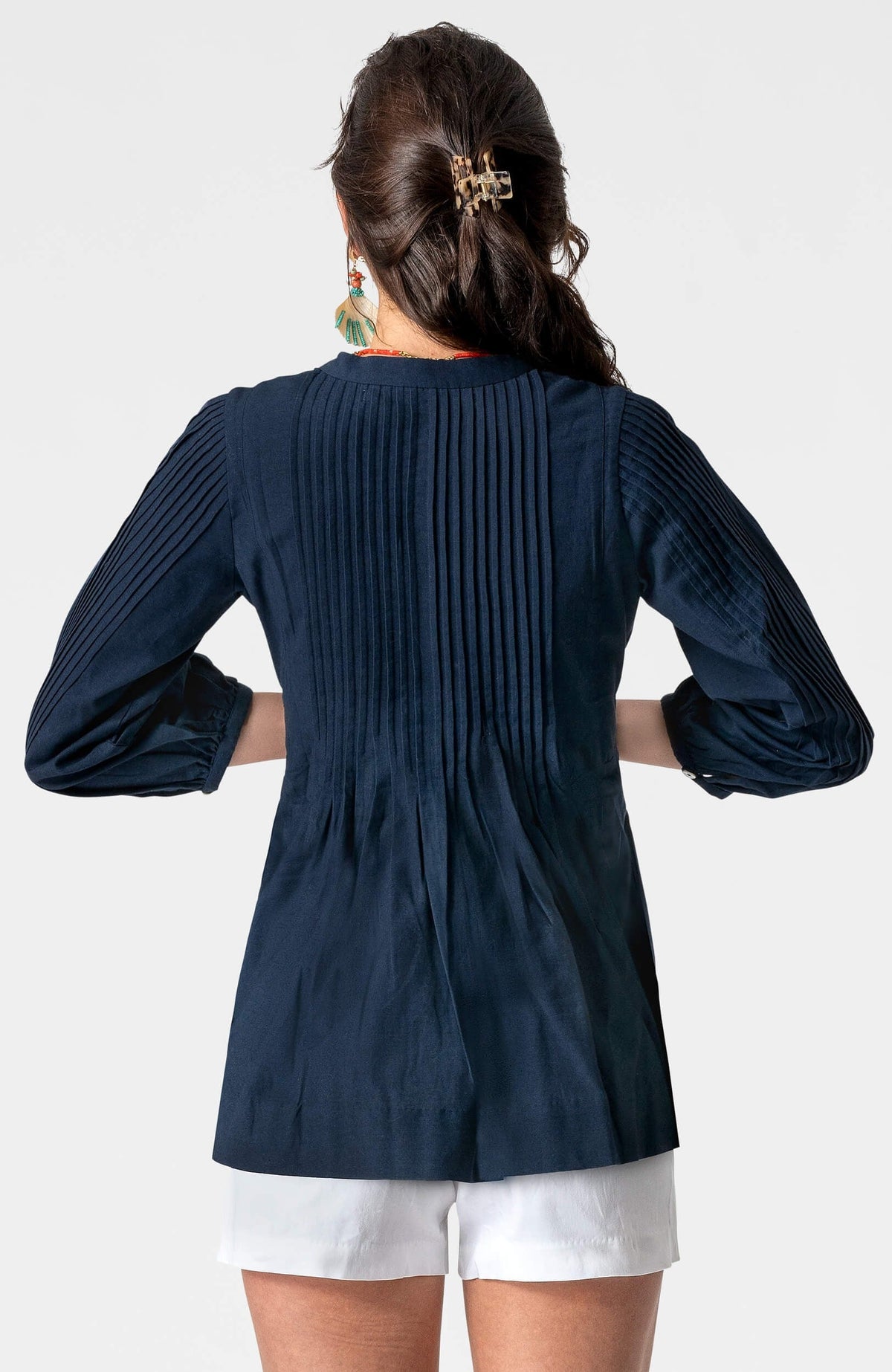 Nip Tuck Tunic - Solid Navy