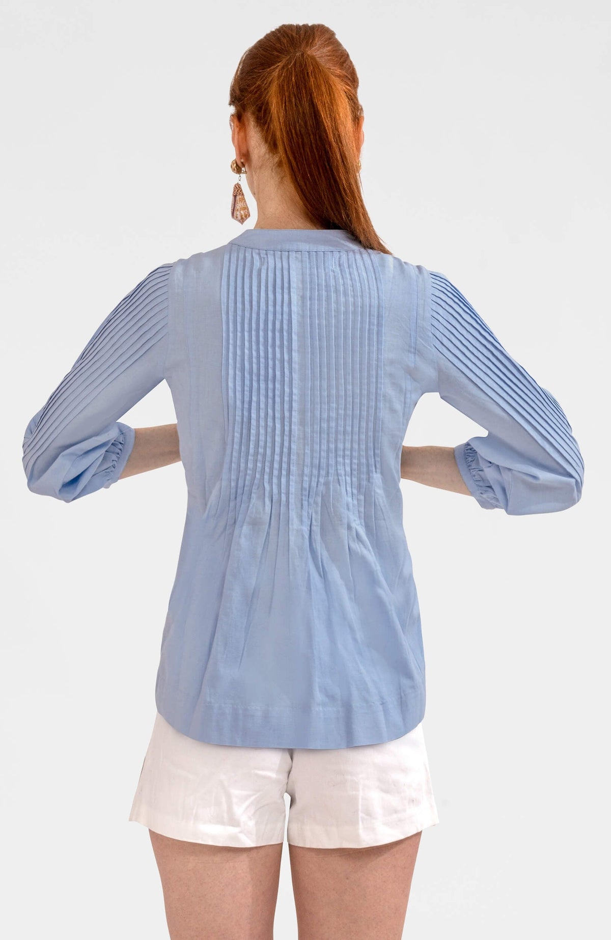 Nip Tuck Tunic - Solid - Final Sale Periwinkle