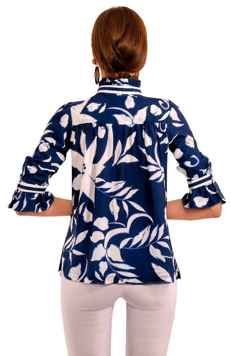 Ruffneck Tunic - Full Bloom - Final Sale