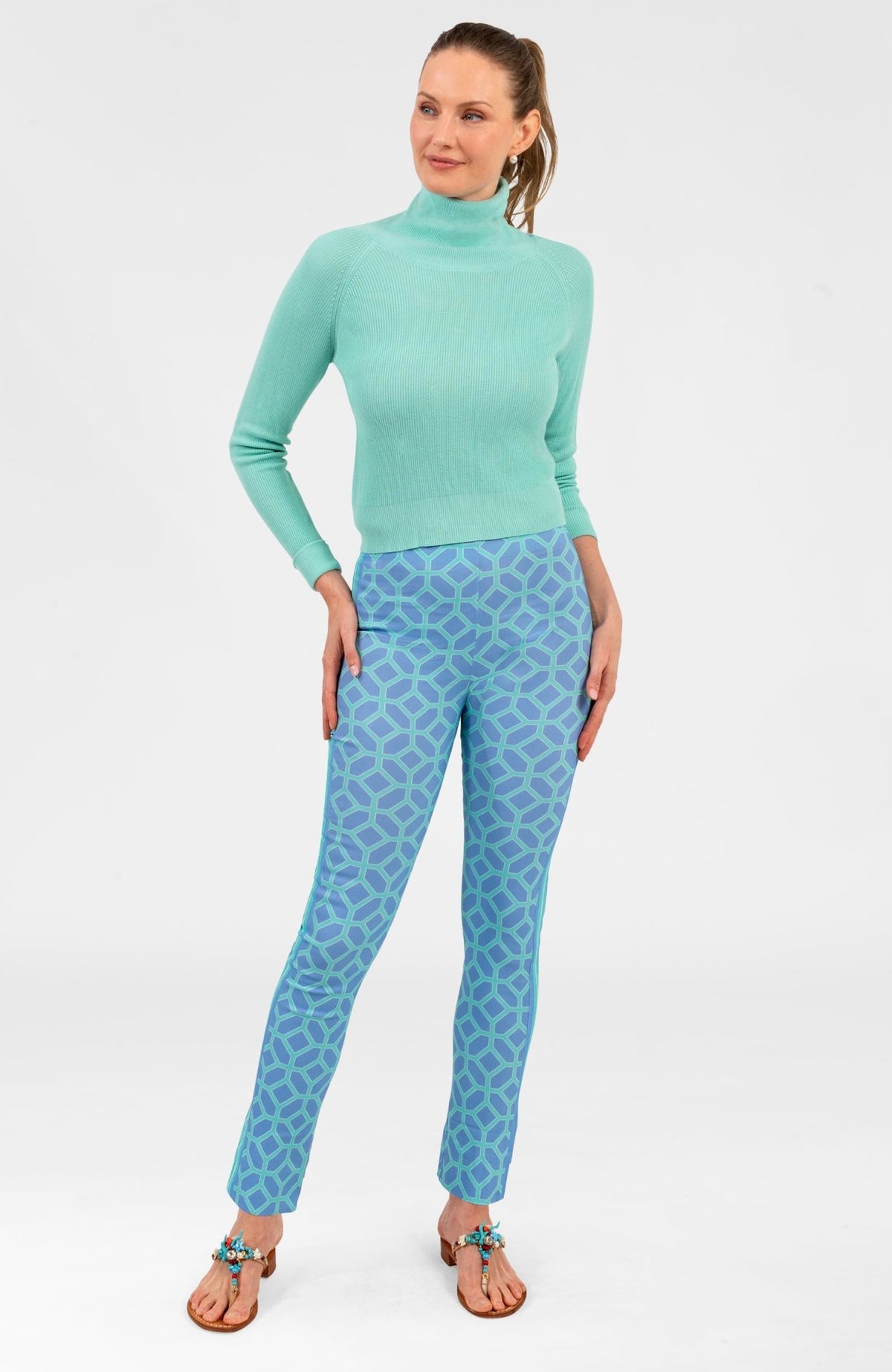 Turtle Sweater Seafoam