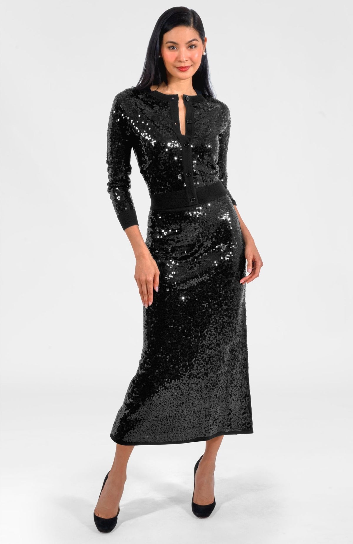 Twinkle Maxi Skirt - Met Ball Twinkle Black