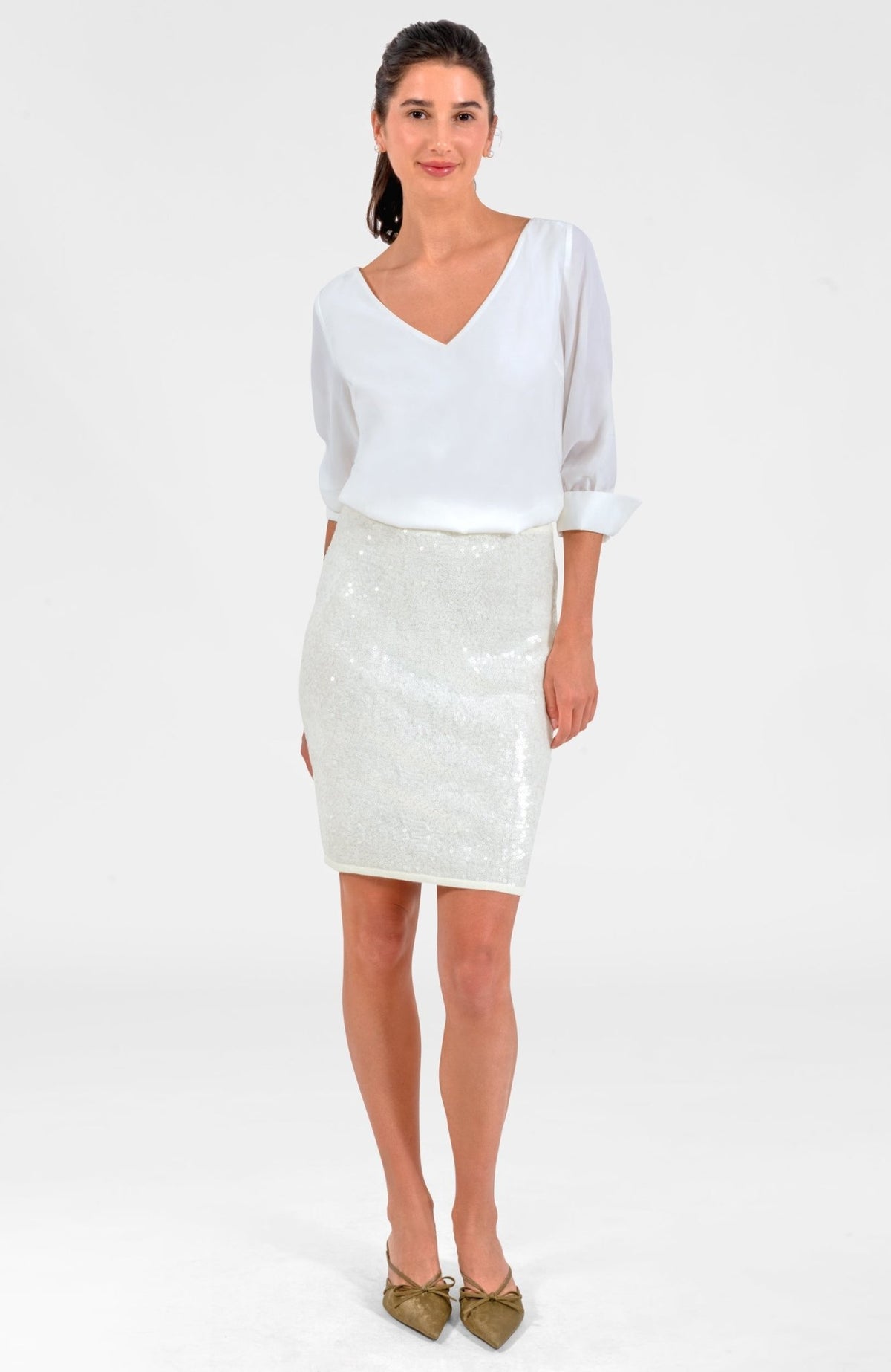 Twinkle Mini Skirt White