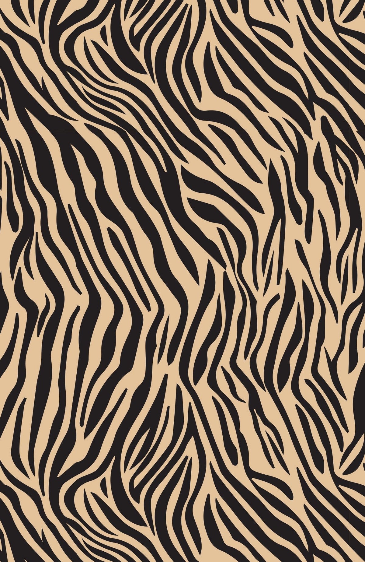 Boyfriend Shirt - Animal Instincts Zebra Khaki
