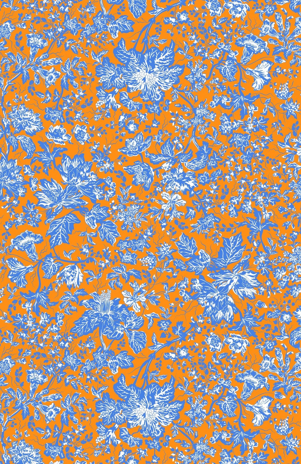 Twirly Whirly Dress - English Garden Orange