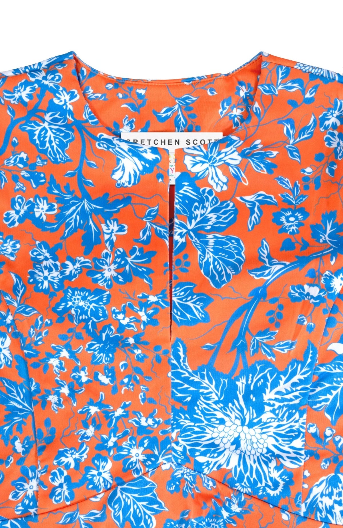 Twirly Whirly Dress - English Garden Orange