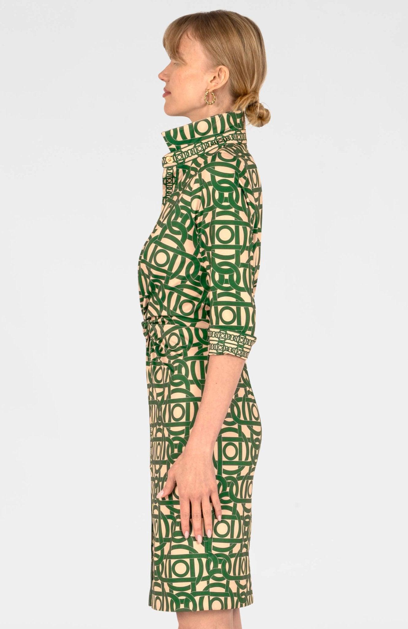 Twist & Shout Dress - Aubazine Forrest