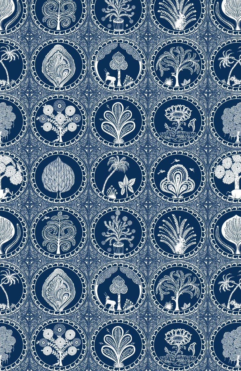 Twist & Shout Dress - Circle Of Love Navy White