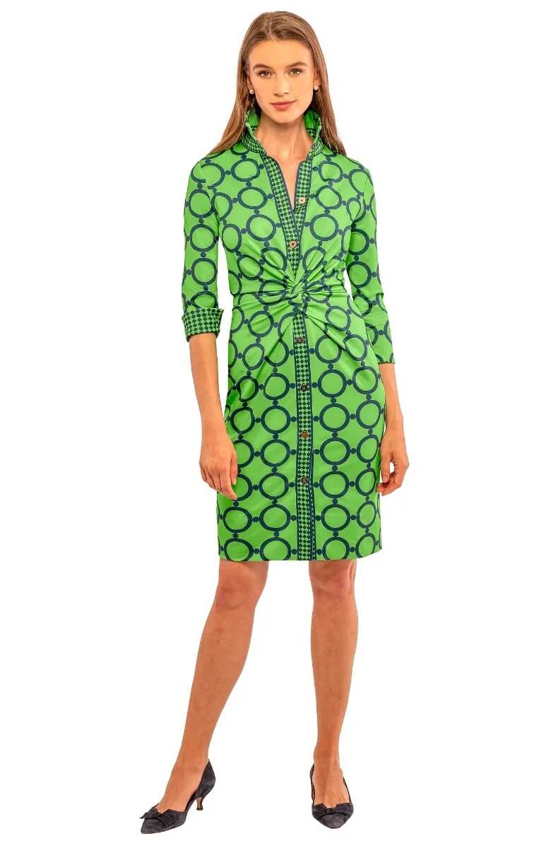 Twist & Shout Dress - Dip & Dot