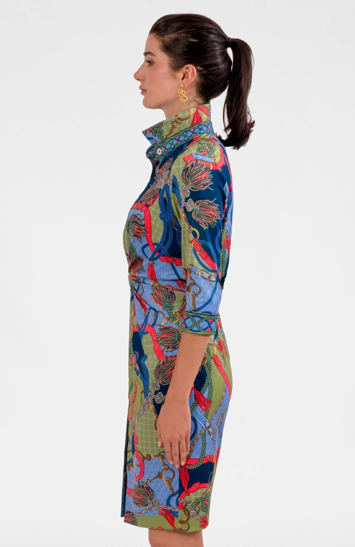 Twist & Shout Dress - Ditto Olive