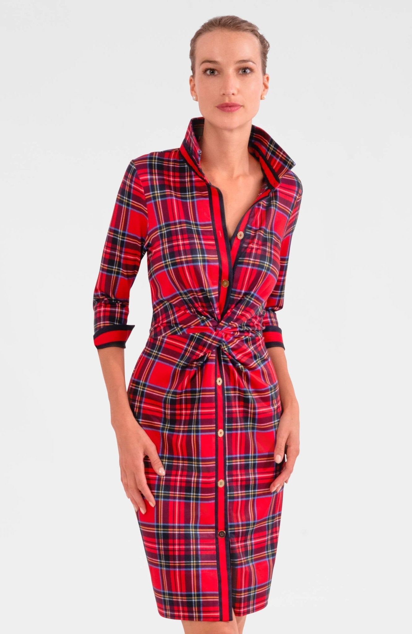 Twist & Shout Dress - Duke of York Red Multi