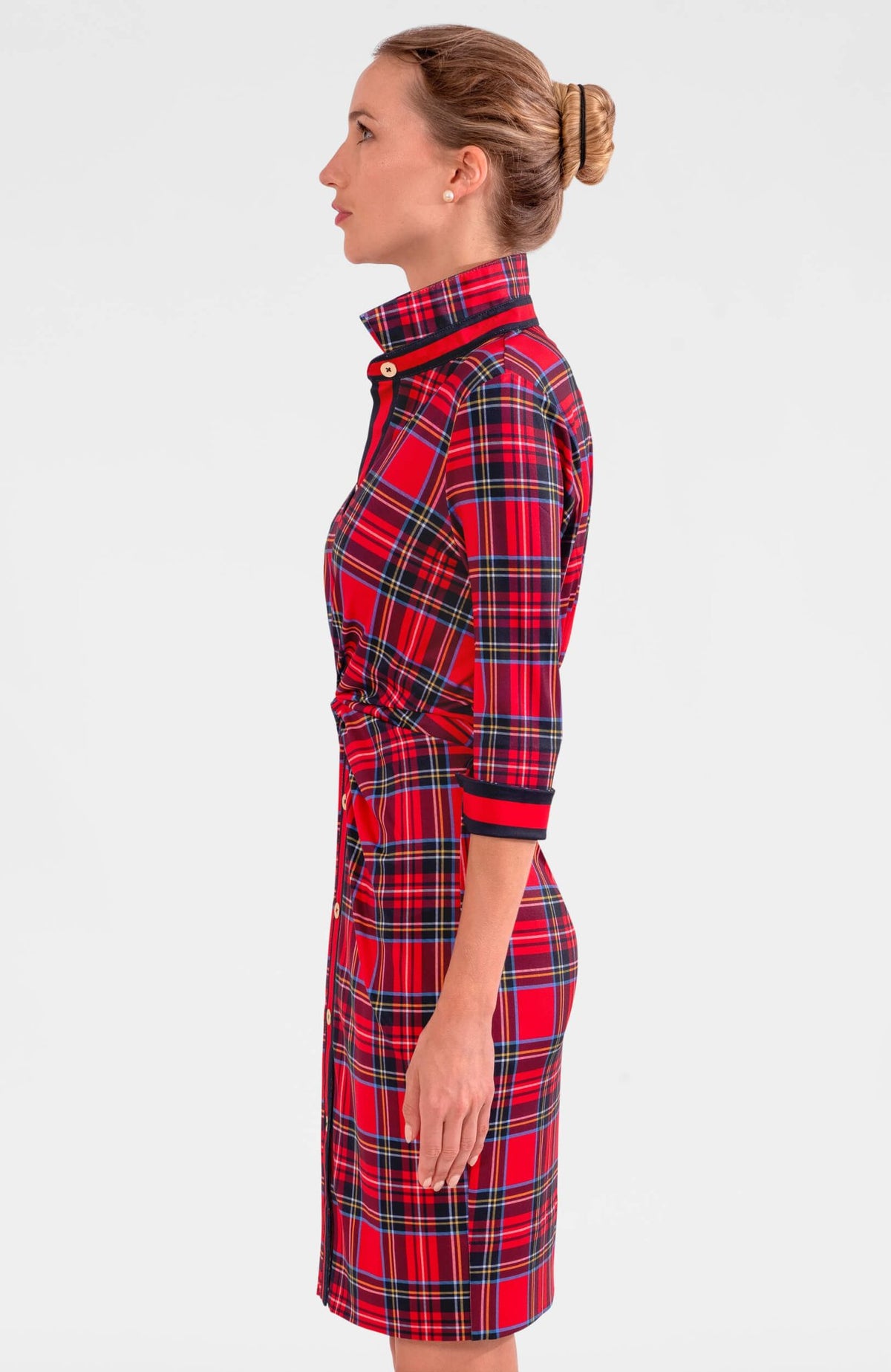 Twist & Shout Dress - Duke of York Red Multi