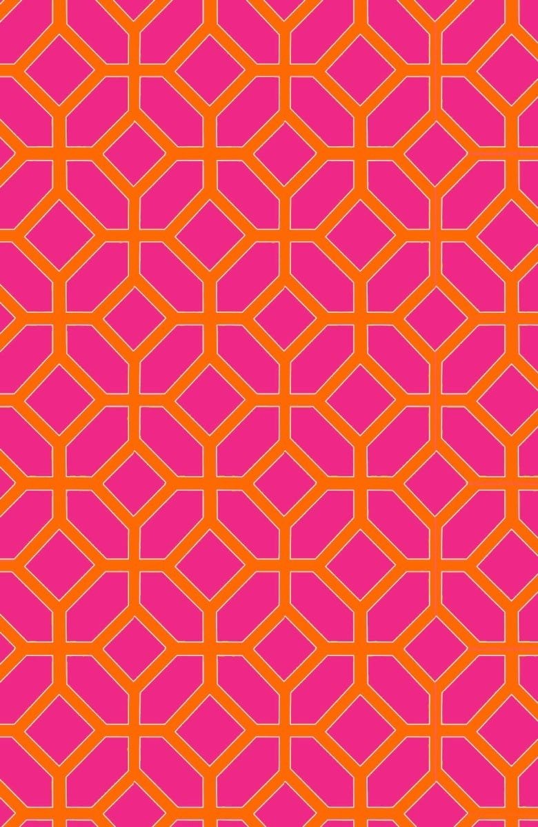 Twist & Shout Dress - Lucy In The Sky With Diamonds - Final Sale Pink Orange