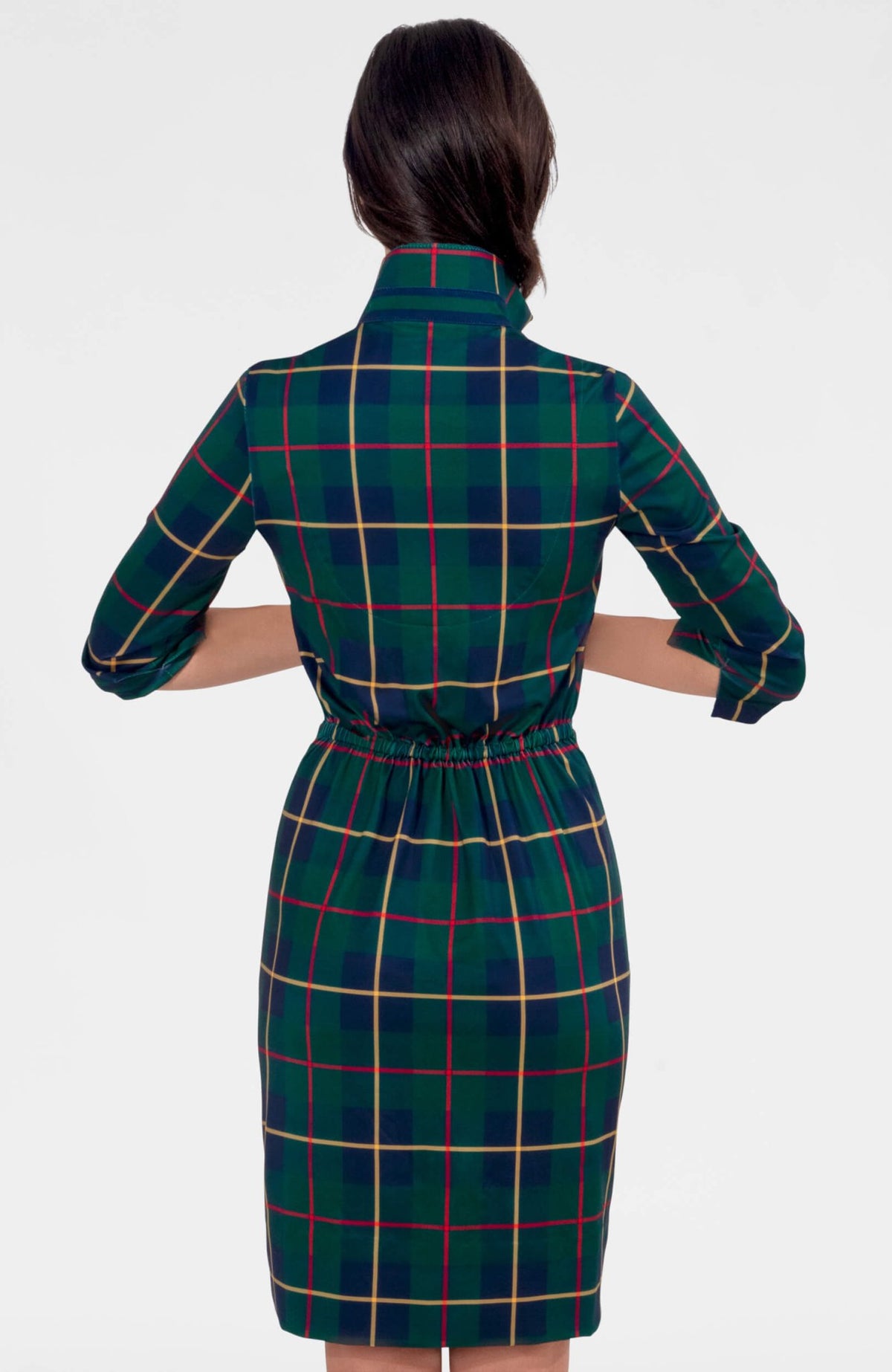 Twist & Shout Dress - Plaidly Cooper Green Multi