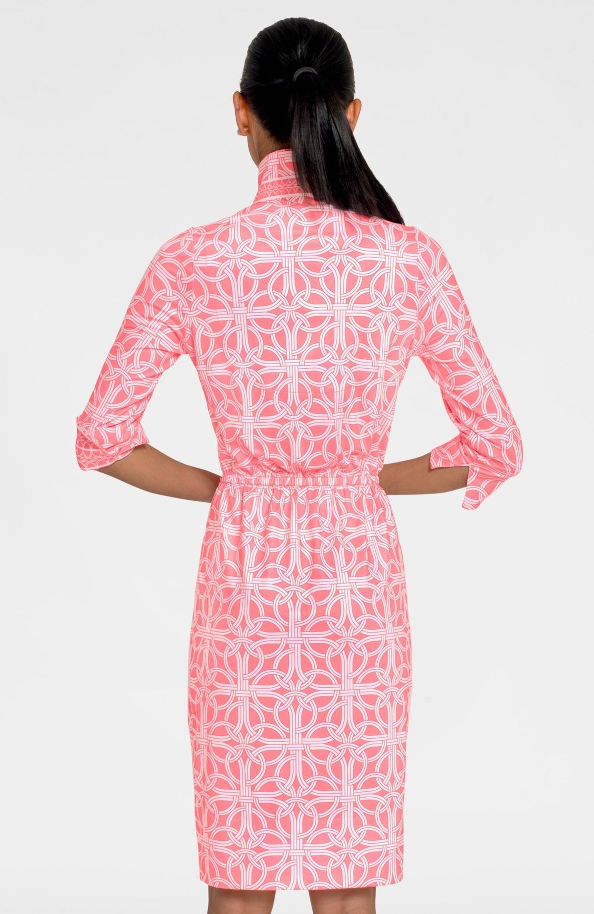 Twist & Shout Dress - Ring Toss Melon