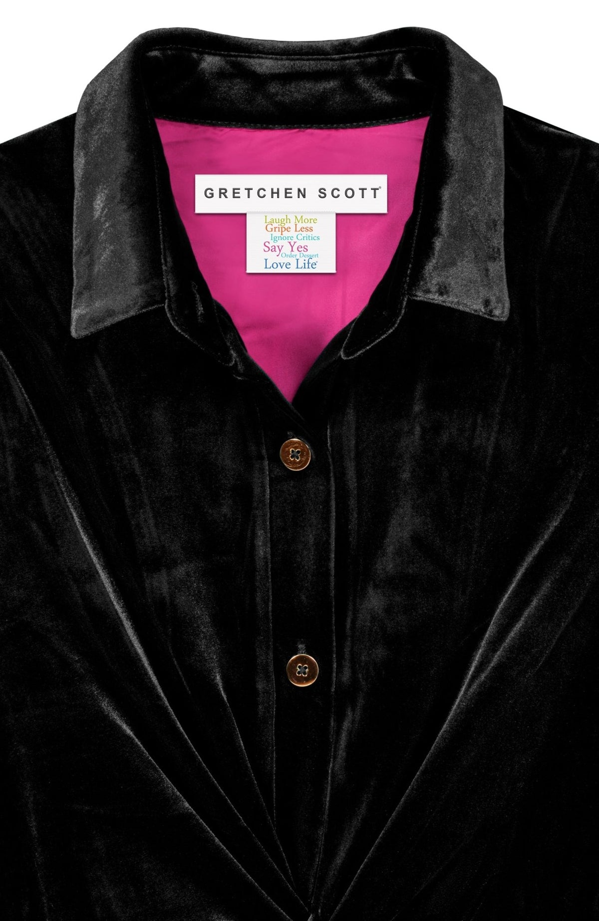 Twist & Shout Dress - Silky Velvet Black