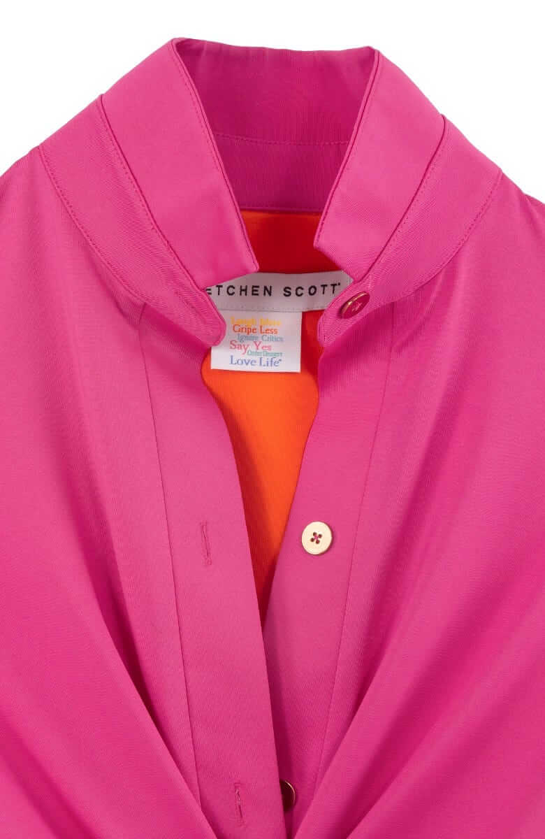 Twist & Shout Dress - Solid - Final Sale Pink