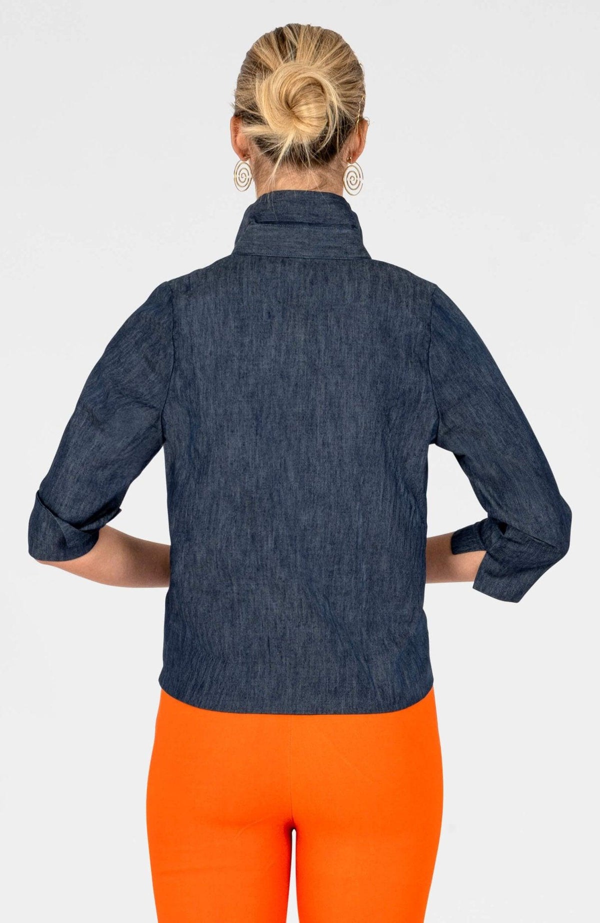 Twist & Shout Top - Chambray Denim