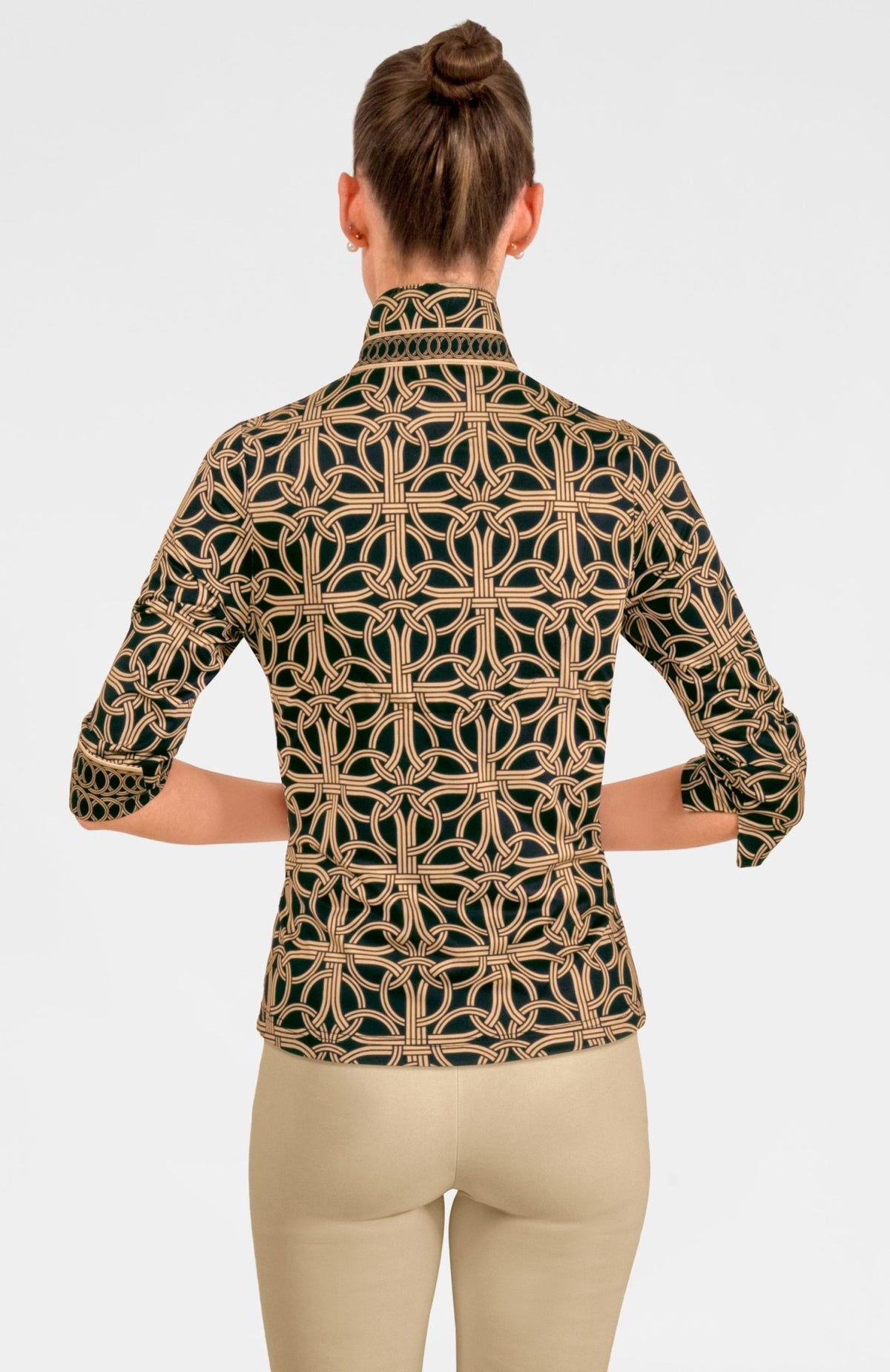 Twist & Shout Top - Ring Toss Black