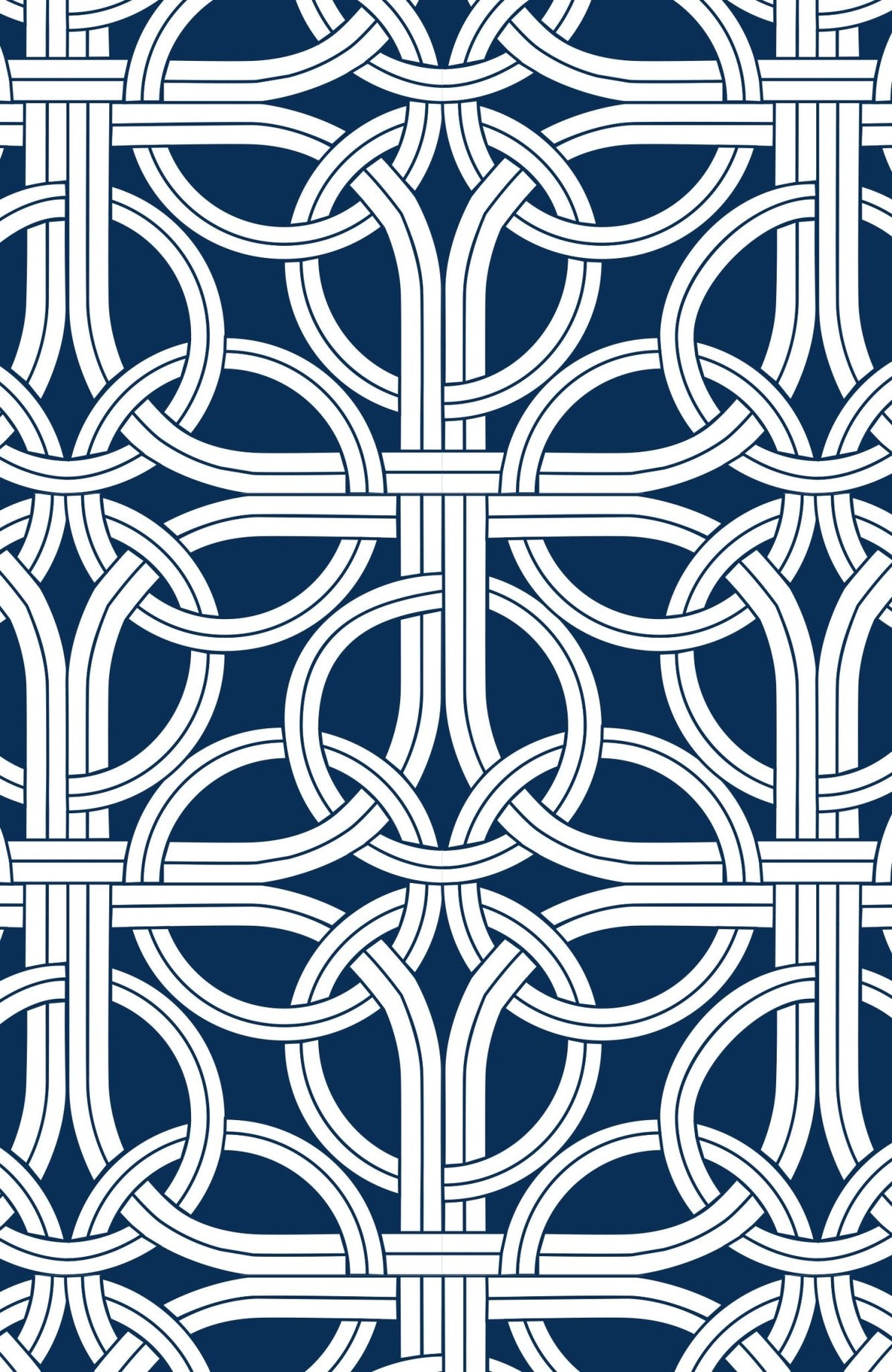 Twist & Shout Top - Ring Toss Navy