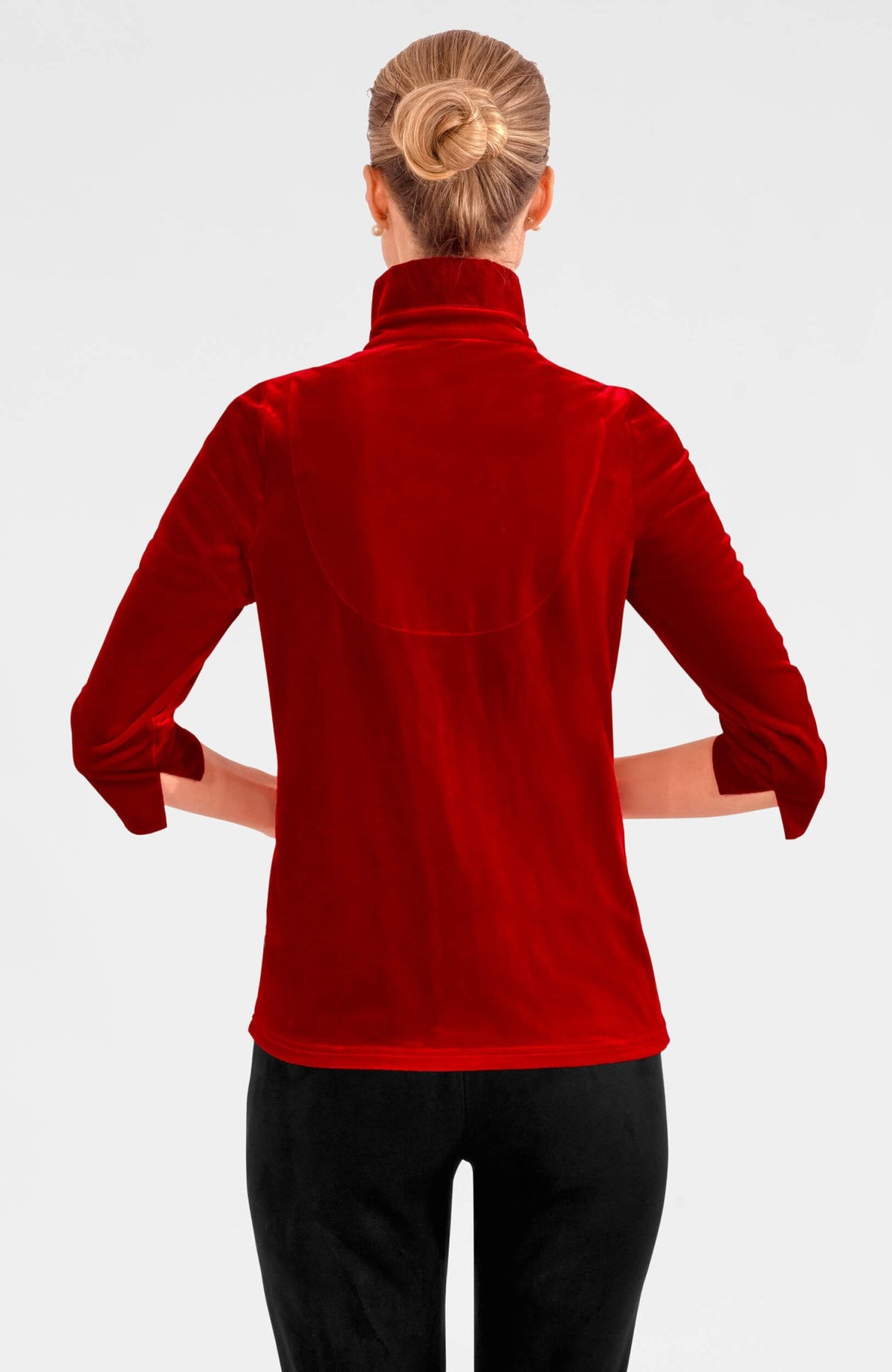 Twist & Shout Top - Silky Velvet Crimson