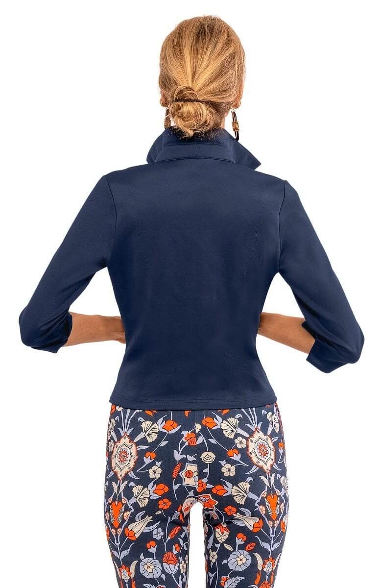 Twist & Shout Top - Solid Navy