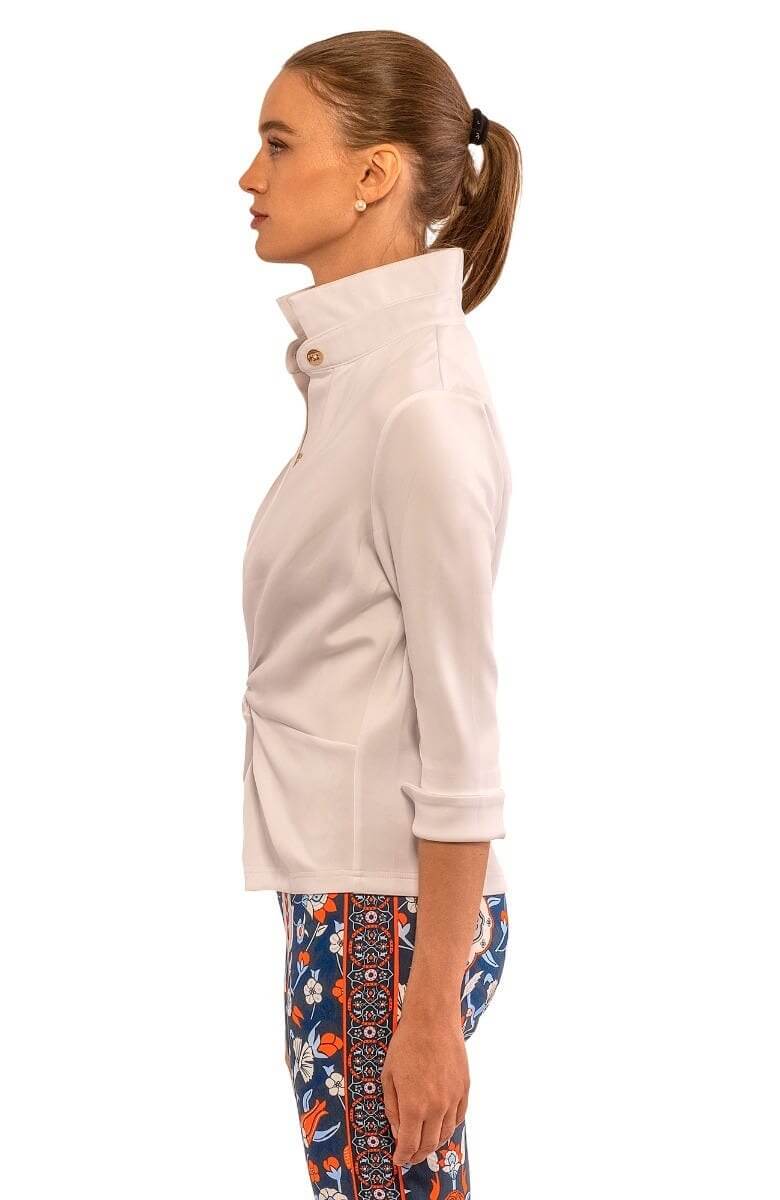 Twist & Shout Top - Solid White